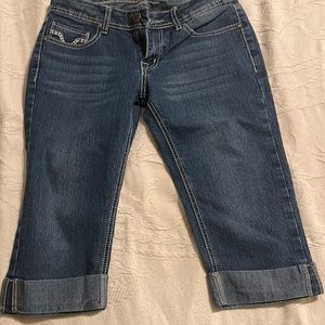 Vigold Dark Wash Capri Blue Jeans Size 6